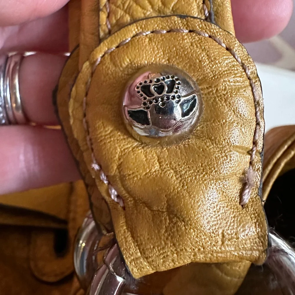 Kathy Van Zeeland Y2K Studded Hobo Handbag